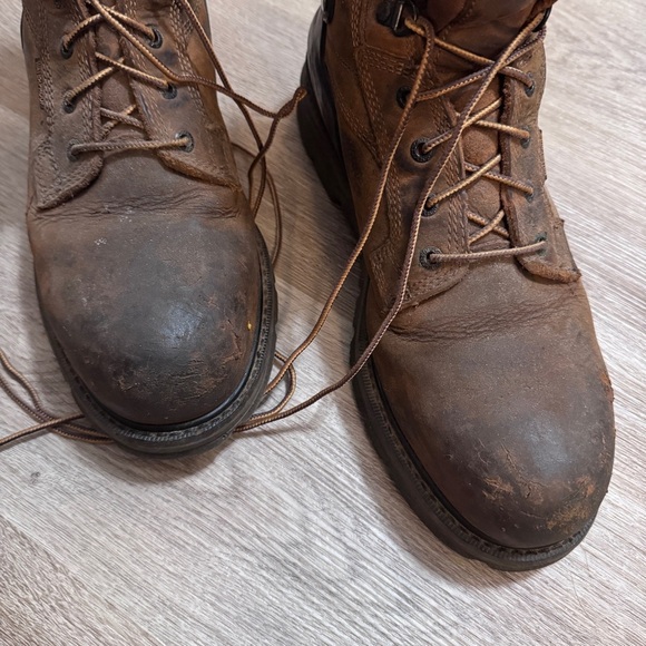 Carhartt HERITAGE WATERPROOF 8" STEEL TOE WORK BOOT Brown Oil Men’s 11 W - Picture 5 of 10